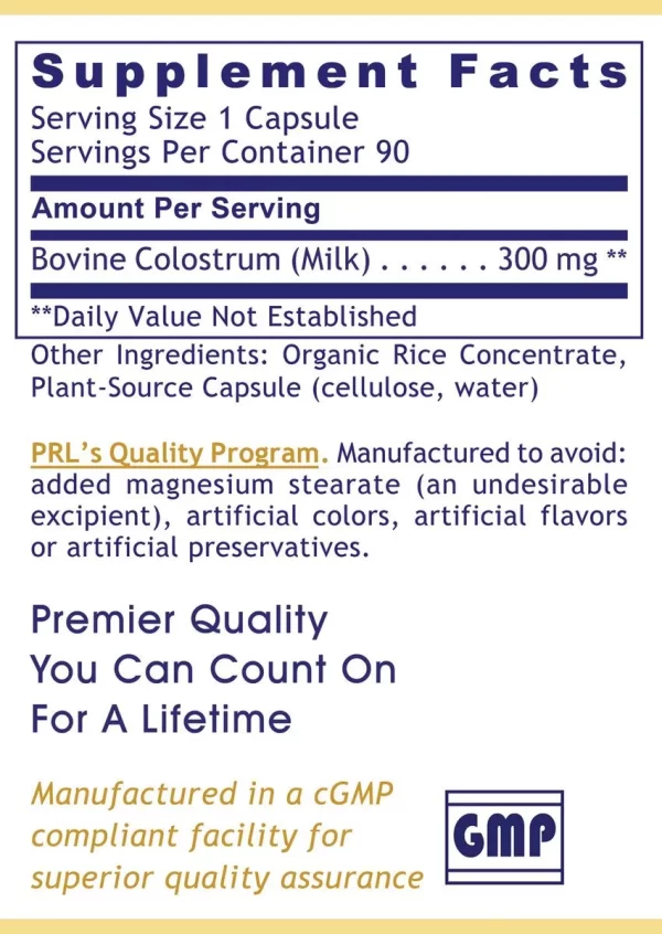 Colostrum-IgG™, Premier (90Caps) - Image 3