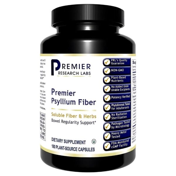 Psyllium Fiber, Premier (180 caps)