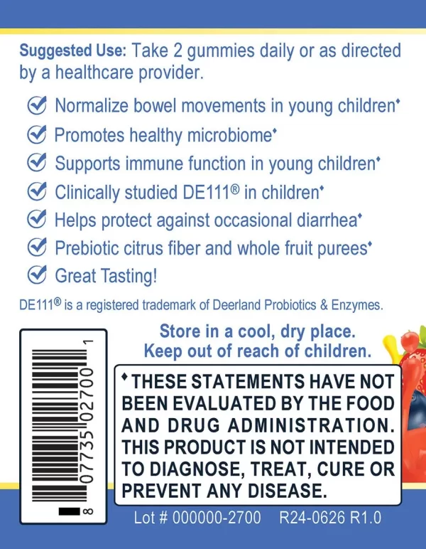 FruitBuddies™ Probiotic (60 gummies/Bottle) - Image 2